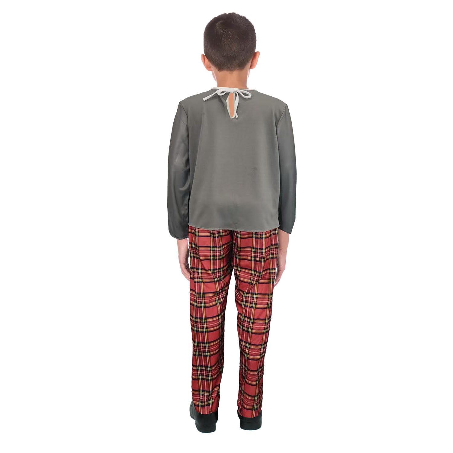 Children Grandpa Costume (Red Tartan)