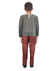 Children Grandpa Costume (Red Tartan)