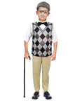 Children Grandpa Grey Vest Costume