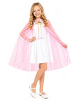Children Tulle Cape (Pink Glitter)