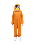 Children Orange Jumpsuit Costume