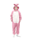 Children Pink Piggy Onesie Costume