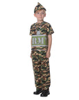 Children Army Costume