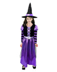 Children Purple Witch Costume