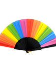 Rainbow Glitter Fan (Vertical Stripe)