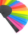 Rainbow Glitter Fan (Vertical Stripe)