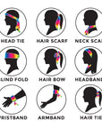 Rainbow Long Hair Band (Head Scarf)