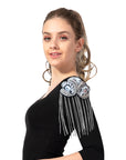 Bling Shoulder Chain Tassel Epaulets