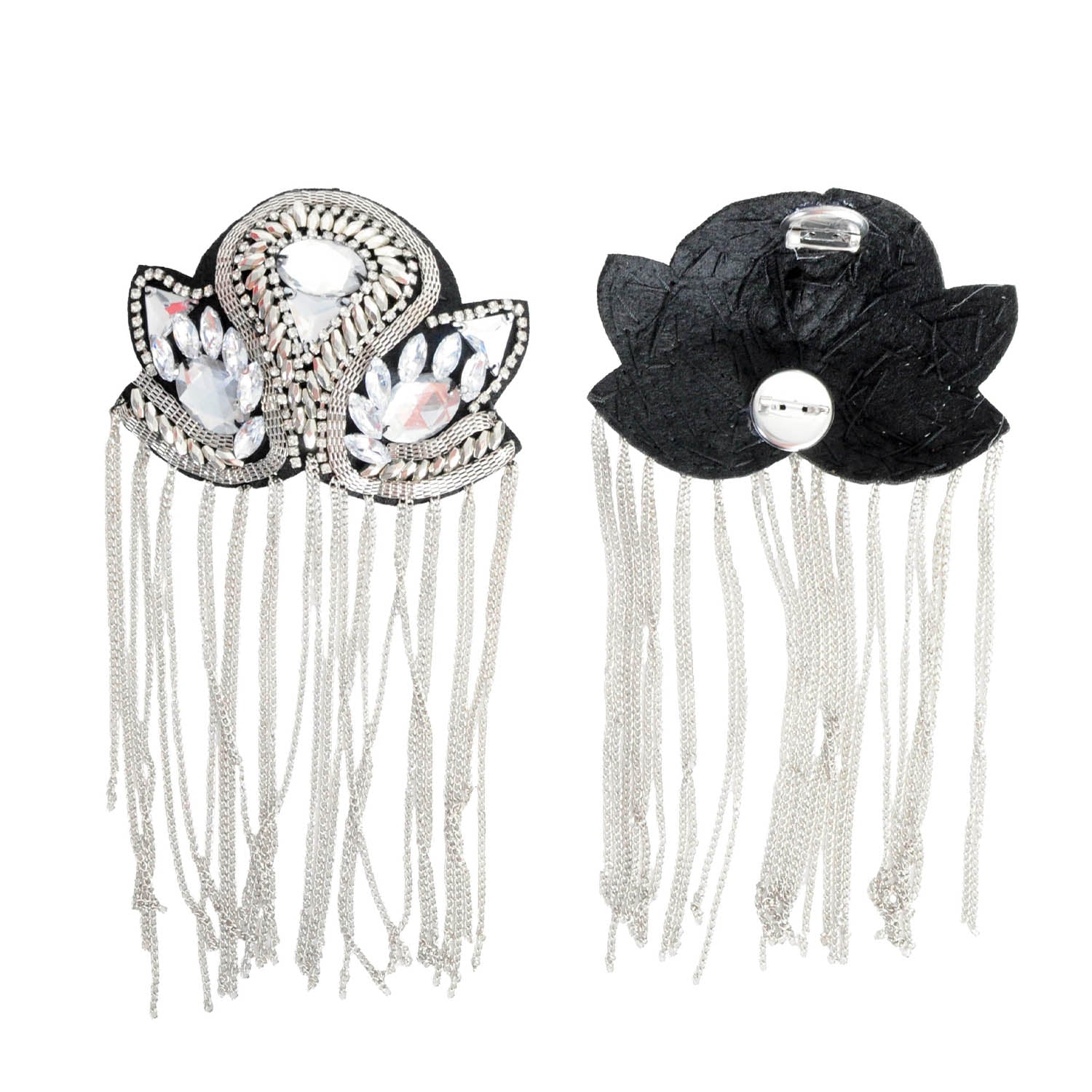 Bling Shoulder Chain Tassel Epaulets