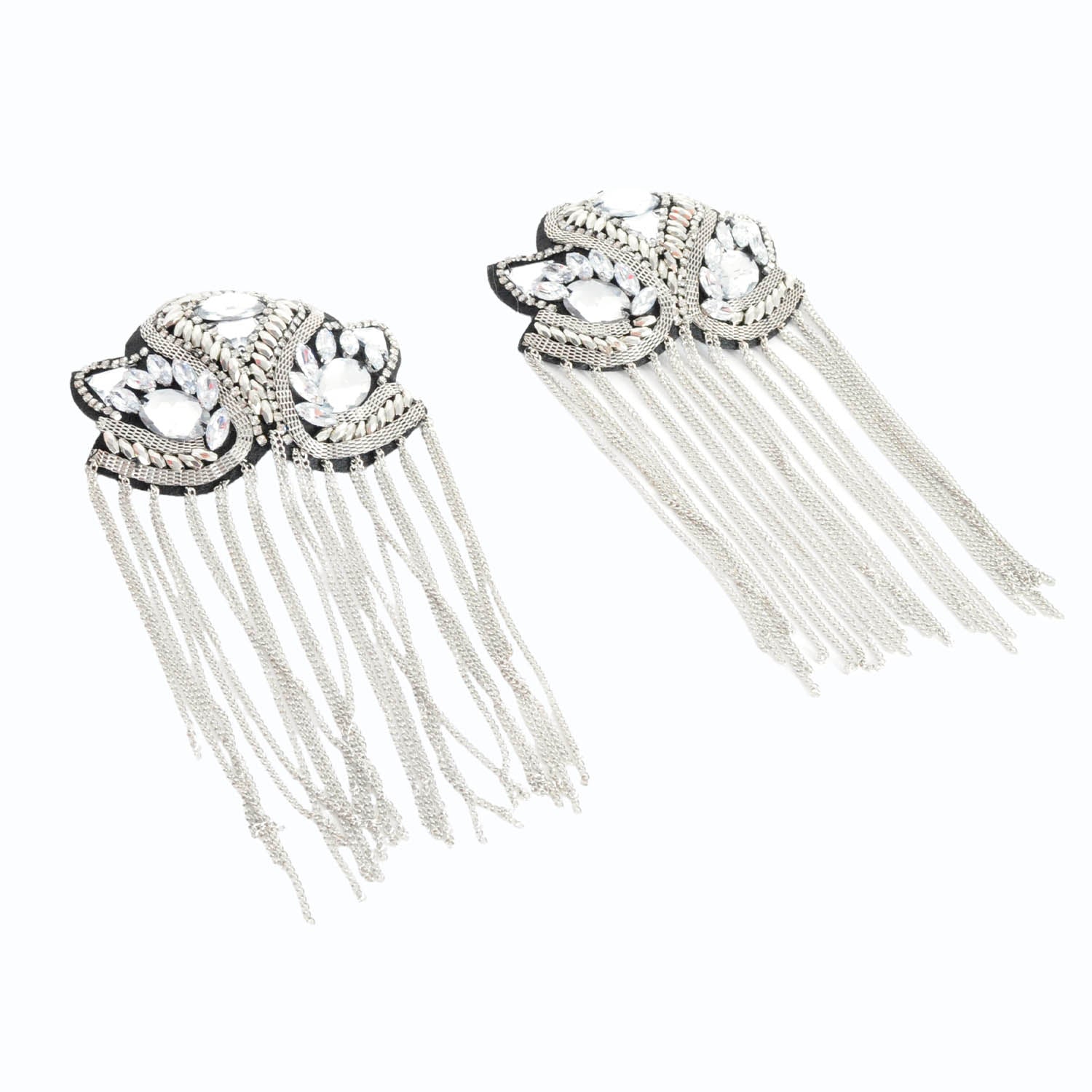 Bling Shoulder Chain Tassel Epaulets