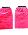Fluffy Hot Pink Leg Warmers
