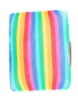 Rainbow Fishnet Pantyhose (Stripe)