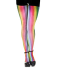 Rainbow Fishnet Pantyhose (Gradient)