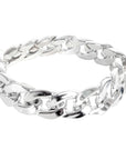 Silver Chain Rapper Bracelet