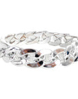 Silver Chain Rapper Bracelet