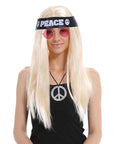 60s Peace Hippie Accessory Kit (Pink)