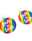 Love Is Love Rainbow Earrings