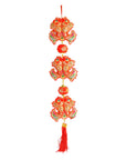 Chinese new year fortune fish and lantern hanging decoration