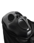 Screaming Face Mask with Hood (Black)