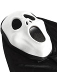 Screaming Face Mask with Hood (White)