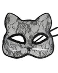 Black Lace Cat Mask