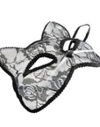 Black Lace Cat Mask