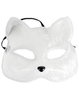 White Cat Lace Mask
