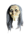 Old Witch with Wig Latex Mask