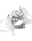 Silver Fancy Mask (Plastic)