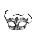 Fancy Glitter Party Mask (Silver)