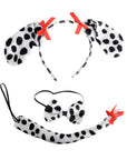 Dalmatian Bows Costume Accessory Kit (3 Piece Set)