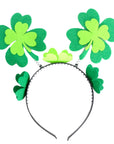 St Patricks Day Shamrock Headband