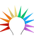 Rainbow Spiked Halo Headband
