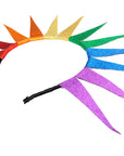 Rainbow Spiked Halo Headband