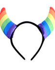 Rainbow Devil Headband