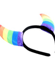 Rainbow Devil Headband