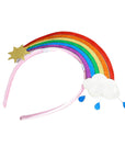 Rainbow with Sun and Cloud Headband