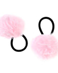 Pink Pom Pom Hair Tie (2pk)