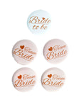 Hens Party Team Bride Badges (6pcs)