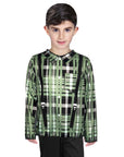 Children Green Checkered Shirt