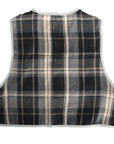 Children's Grey Checkered Vest