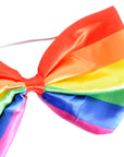 Jumbo Rainbow Bow Tie