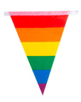 Rainbow Stripe Triangle Bunting Flags