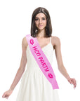 Hen Party (Lipstick Kisses) - Party Sash