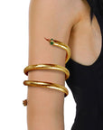 Egyptian Gold Snake Armband