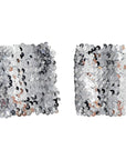 Sequin Wristbands (Silver)