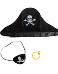 Pirate Hat and Accessory Set (3pcs)
