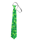 Lucky Shamrock Tie (with Elastic Neck Strap)