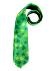 St Patricks Day Lucky Shamrock Tie