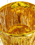 Metallic Gold Tinsel Chandelier (2 Tiers)